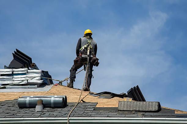 Professional Roofing technician working in Logsden, OR